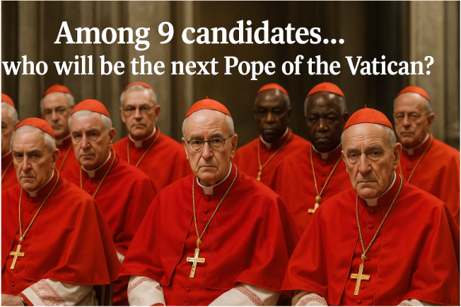 Among 9 Candidates... Who Will Be the Next Pope of the Vatican?